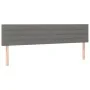 Box spring bed with dark gray fabric mattress 160x200 cm by , Beds and slatted bases - Ref: Foro24-3126334, Price: 504,75 €, ...