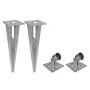 Metal fence with galvanized steel posts stakes 25x1.25 m by vidaXL, fence panels - Ref: Foro24-141508, Price: 328,25 €, Disco...