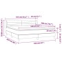 Cama box spring con colchón tela gris claro 160x200 cm de , Camas y somieres - Ref: Foro24-3126893, Precio: 520,46 €, Descuen...