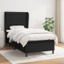 Cama box spring con colchón tela negro 80x200 cm de , Camas y somieres - Ref: Foro24-3127999, Precio: 321,39 €, Descuento: %