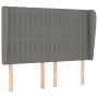 Cama box spring con colchón tela gris oscuro 140x200 cm de , Camas y somieres - Ref: Foro24-3128126, Precio: 515,06 €, Descue...