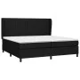 Box spring bed with black fabric mattress 200x200 cm by , Beds and slatted bases - Ref: Foro24-3128151, Price: 654,43 €, Disc...