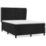 Box spring bed with black velvet mattress 140x200 cm by , Beds and slatted bases - Ref: Foro24-3129335, Price: 470,69 €, Disc...