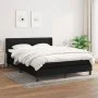 Box spring bed with black fabric mattress 140x190 cm by , Beds and slatted bases - Ref: Foro24-3129867, Price: 433,18 €, Disc...