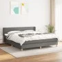 Boxspringbett mit dunkelgrauer Stoffmatratze 160x200 cm von , Betten und Lattenroste - Ref: Foro24-3130362, Preis: 492,55 €, ...