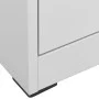 Light gray steel filing cabinet 46x62x102.5 cm by vidaXL, Filing cabinets - Ref: Foro24-20123, Price: 178,26 €, Discount: %
