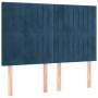 Cama box spring con colchón terciopelo azul oscuro 140x190 cm de , Camas y somieres - Ref: Foro24-3132799, Precio: 509,56 €, ...