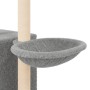 Rascador para gatos con postes de sisal gris claro 145 cm en Mobiliario para gatos | Comprar online en Foru.es