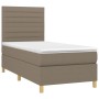 Cama box spring colchón y luces LED gris taupe 80x200 cm de , Camas y somieres - Ref: Foro24-3135473, Precio: 351,69 €, Descu...