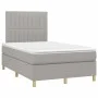 Boxspringbett mit Stoffmatratze und hellgrauer LED 120x200 cm von , Betten und Lattenroste - Ref: Foro24-3135581, Preis: 414,...