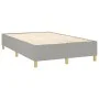 Boxspringbett mit Stoffmatratze und hellgrauer LED 120x200 cm von , Betten und Lattenroste - Ref: Foro24-3135581, Preis: 414,...