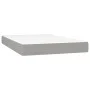Boxspringbett mit Stoffmatratze und hellgrauer LED 120x200 cm von , Betten und Lattenroste - Ref: Foro24-3135581, Preis: 414,...