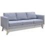 Sofá de 3 plazas de tela gris claro de vidaXL, Sofás - Ref: Foro24-242219, Precio: 308,66 €, Descuento: %