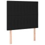 Cama box spring con colchón LED tela negro 120x200 cm de , Camas y somieres - Ref: Foro24-3135583, Precio: 405,14 €, Descuent...