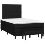 Cama box spring con colchón tela negro 120x200 cm de , Camas y somieres - Ref: Foro24-3136743, Precio: 474,34 €, Descuento: %