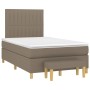 Cama box spring con colchón tela gris taupe 120x200 cm de , Camas y somieres - Ref: Foro24-3137305, Precio: 435,76 €, Descuen...