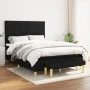 Box spring bed with black fabric mattress 140x190 cm by , Beds and slatted bases - Ref: Foro24-3137311, Price: 495,70 €, Disc...