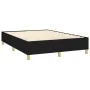 Box spring bed with black fabric mattress 140x190 cm by , Beds and slatted bases - Ref: Foro24-3137311, Price: 495,70 €, Disc...