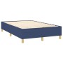 Cama box spring con colchón tela azul 120x200 cm de , Camas y somieres - Ref: Foro24-3137307, Precio: 454,22 €, Descuento: %