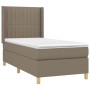 Cama box spring colchón y luces LED gris taupe 80x200 cm de , Camas y somieres - Ref: Foro24-3138993, Precio: 349,54 €, Descu...