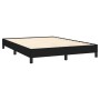 Cama box spring con colchón tela negro 140x200 cm de , Camas y somieres - Ref: Foro24-3140219, Precio: 460,84 €, Descuento: %