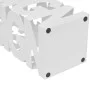 Paragüero cuadrado blanco de acero, 48.5 cm, guarda bastones de vidaXL, Paragüeros - Ref: Foro24-242467, Precio: 30,50 €, Des...