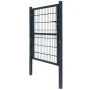 Individuelles 2D-Zauntor Anthrazitgrau 106x230 cm von vidaXL, Gartentore - Ref: Foro24-141745, Preis: 209,50 €, Rabatt: %