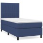 Cama box spring con colchón tela azul 80x200 cm de , Camas y somieres - Ref: Foro24-3141895, Precio: 355,22 €, Descuento: %