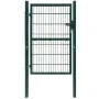 Cancela de valla 2D individual verde 106x210 cm de vidaXL, Puertas de jardín - Ref: Foro24-141751, Precio: 205,74 €, Descuent...