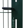 Cancela de valla 2D individual verde 106x210 cm de vidaXL, Puertas de jardín - Ref: Foro24-141751, Precio: 205,74 €, Descuent...