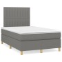 Cama box spring con colchón tela gris oscuro 120x200 cm de , Camas y somieres - Ref: Foro24-3142482, Precio: 385,75 €, Descue...