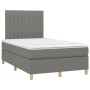 Cama box spring con colchón tela gris oscuro 120x200 cm de , Camas y somieres - Ref: Foro24-3142482, Precio: 385,75 €, Descue...