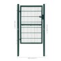 Cancela de valla 2D individual verde 106x210 cm de vidaXL, Puertas de jardín - Ref: Foro24-141751, Precio: 205,74 €, Descuent...