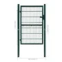 Cancela de valla 2D individual verde 106x210 cm de vidaXL, Puertas de jardín - Ref: Foro24-141751, Precio: 205,74 €, Descuent...