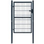 Cancela de valla 2D individual gris antracita 106x190 cm de vidaXL, Puertas de jardín - Ref: Foro24-141743, Precio: 211,75 €,...