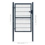 Cancela de valla 2D individual gris antracita 106x190 cm de vidaXL, Puertas de jardín - Ref: Foro24-141743, Precio: 211,75 €,...