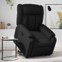 Sillón reclinable elevable cuero artificial negro en Sillones | Comprar online en Foru.es