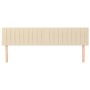 Cabeceros 2 unidades de tela color crema 80x5x78/88 cm de , Cabeceros y pies de cama - Ref: Foro24-346261, Precio: 63,94 €, D...
