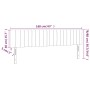 Cabeceros 2 unidades de tela color crema 80x5x78/88 cm de , Cabeceros y pies de cama - Ref: Foro24-346261, Precio: 63,94 €, D...