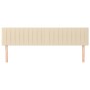 Cabeceros 2 unidades de tela color crema 100x5x78/88 cm de , Cabeceros y pies de cama - Ref: Foro24-346289, Precio: 74,95 €, ...