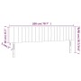 Cabeceros 2 unidades de tela color crema 100x5x78/88 cm de , Cabeceros y pies de cama - Ref: Foro24-346289, Precio: 74,95 €, ...