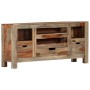 Aparador de madera maciza de sheesham gris 100x30x50 cm de , Aparadores - Ref: Foro24-247751, Precio: 226,91 €, Descuento: %