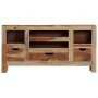 Aparador de madera maciza de sheesham gris 100x30x50 cm de , Aparadores - Ref: Foro24-247751, Precio: 226,91 €, Descuento: %
