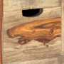 Aparador de madera maciza de sheesham gris 100x30x50 cm de , Aparadores - Ref: Foro24-247751, Precio: 226,91 €, Descuento: %