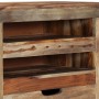 Aparador de madera maciza de sheesham gris 100x30x50 cm de , Aparadores - Ref: Foro24-247751, Precio: 226,91 €, Descuento: %