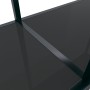 Mesa de consola vidrio templado negro 180x35x75,5 cm de , Mesas auxiliares - Ref: Foro24-331703, Precio: 117,89 €, Descuento: %