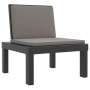 Tumbona con cojines PP gris antracita de , Tumbonas - Ref: Foro24-364723, Precio: 179,95 €, Descuento: %