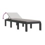 Tumbona con cojines PP gris antracita de , Tumbonas - Ref: Foro24-364723, Precio: 179,95 €, Descuento: %