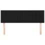 Headboards 2 units black fabric 72x5x78/88 cm by , Headboards and footboards - Ref: Foro24-346244, Price: 51,40 €, Discount: %