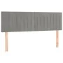Kopfteile 2 Einheiten hellgrauer Samt 72x5x78/88 cm von , Kopf- und Fußteile - Ref: Foro24-346250, Preis: 62,22 €, Rabatt: %
